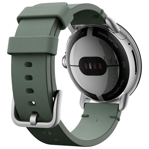Google Pixel Watch Classic Leather Band - Ivy - Large