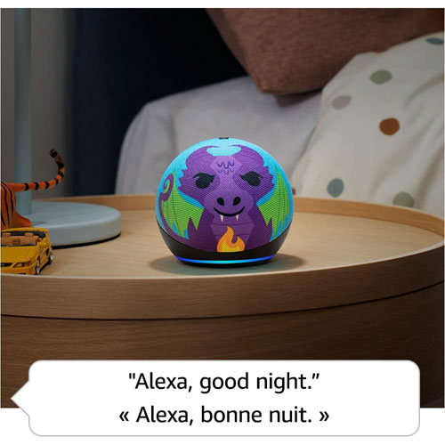 Haut-parleur intelligent Echo Dot Kids avec Alexa - Hibou