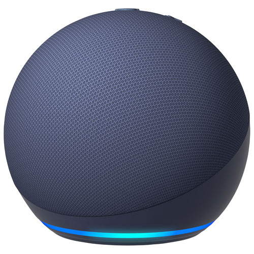 Haut-parleur intelligent Echo Dot d'Amazon avec Alexa - Bleu foncé océan