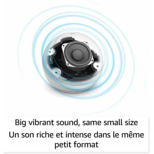 Haut-parleur intelligent Echo Dot d'Amazon avec Alexa - Bleu foncé océan
