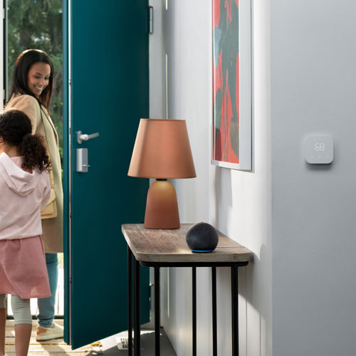 Haut-parleur intelligent Echo Dot d'Amazon avec Alexa - Anthracite