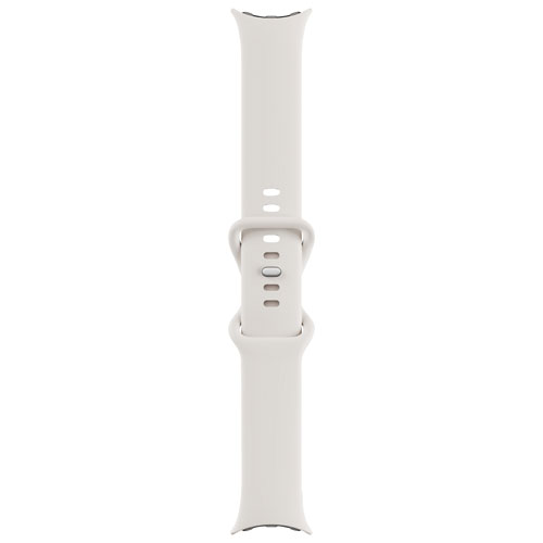 Google Pixel Watch (GPS + LTE) 40mm Polished Silver Stainless Steel Case with Chalk Active Band