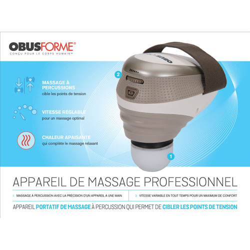 Appareil de massage pour la paume de la main Professional d’ObusForme