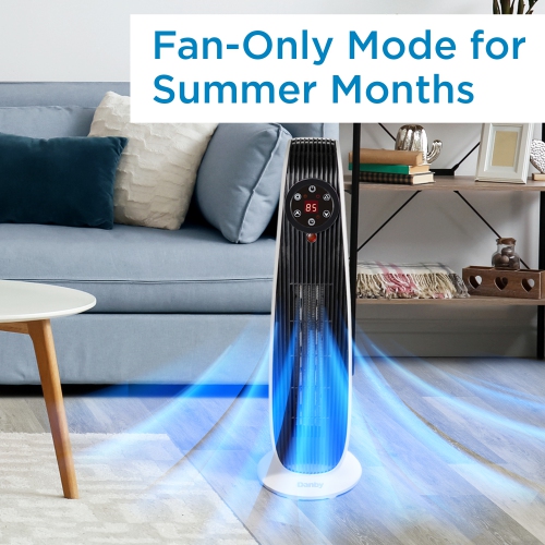 Danby DBSH02213WD13 1500W Adjustable Oscillating Heater 22" in White