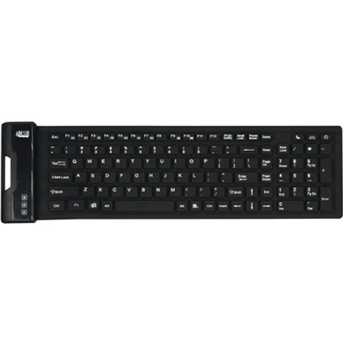 Adesso AKB-222UB Antimicrobial Waterproof Flex Keyboard (AKB-222UB)