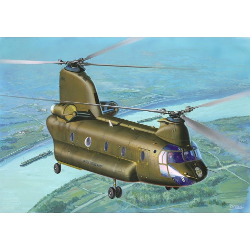 REVELL GERMANY  Ch-47D Chinook (03825) 1:144 Scale Helicopter Plastic Model Kit