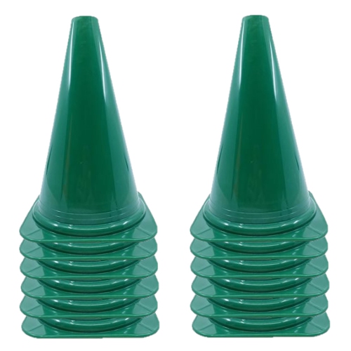 PRISP  Vinyl Multi Purpose Cone - Light Indoor And Outdoor Marker, Set Of 12