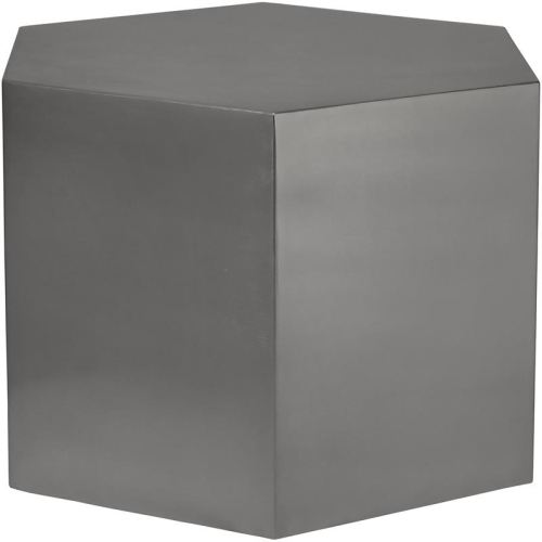 MERIDIAN FURNITURE  Hexagon Brushed Chrome Modular Coffee Table