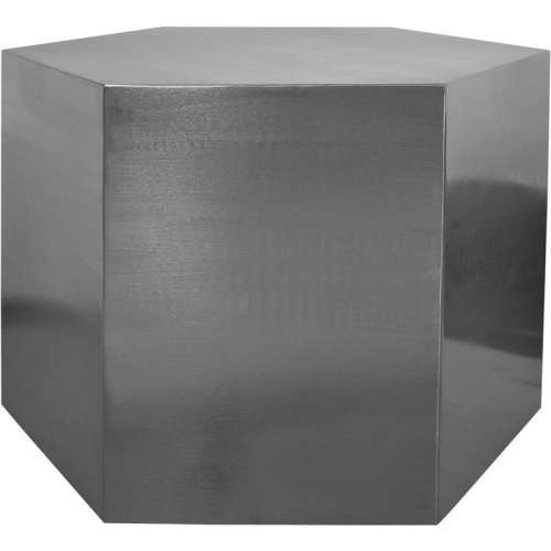 Meridian Furniture Hexagon Brushed Chrome Modular Coffee Table