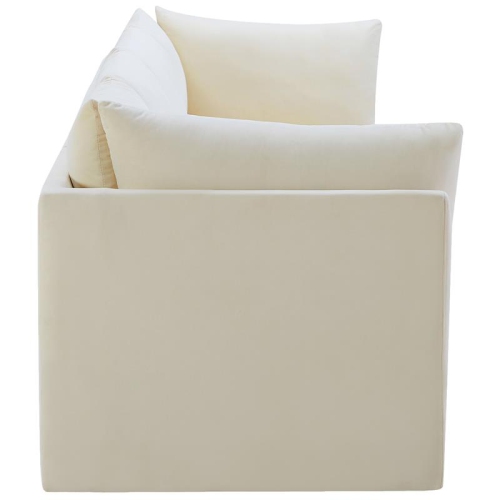 Meridian Furniture Jacob Cream Velvet Modular Sofa