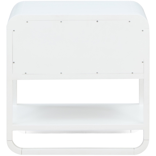 Meridian Furniture Sage White Wood Veneer Night Stand