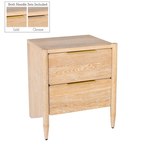 Meridian Furniture Oakwood White Oak Night Stand