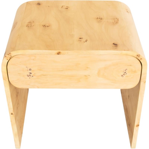 Cresthill Burl Wood Night Stand