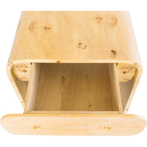 Cresthill Burl Wood Night Stand