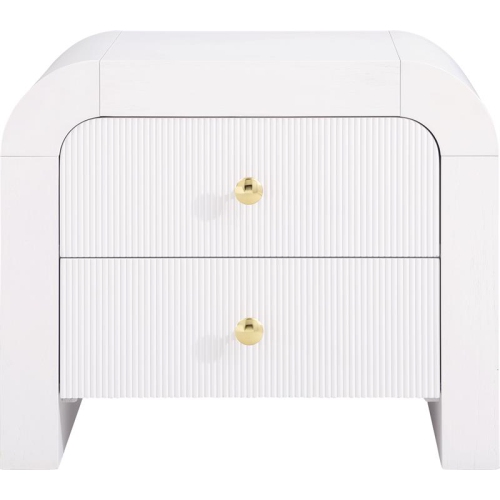 Meridian Furniture Artisto White Night Stand