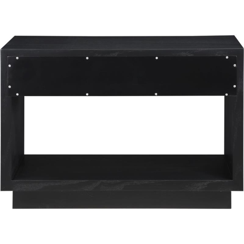 Meridian Furniture Avery Black Wood Veneer Night Stand