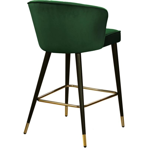 Meridian Furniture Cassie 28"H Velvet Counter Stool in Green