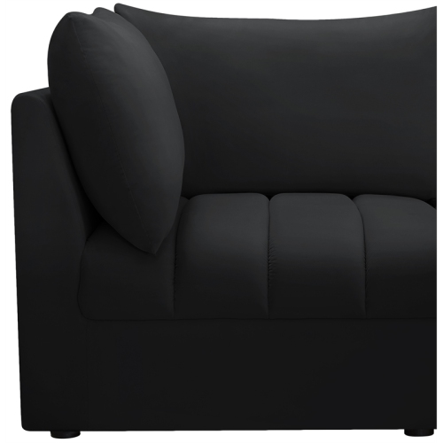 Meridian Furniture Jacob Black Velvet Modular Sofa