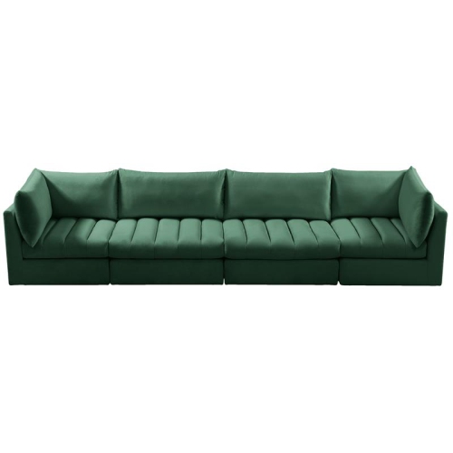 Meridian Furniture Jacob Green Velvet Modular Sofa