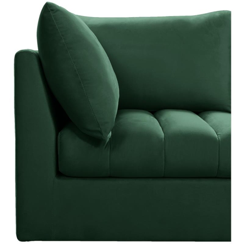 Meridian Furniture Jacob Green Velvet Modular Sofa