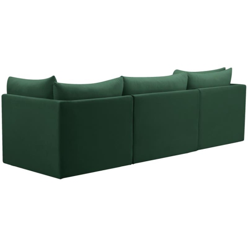 Meridian Furniture Jacob Green Velvet Modular Sofa