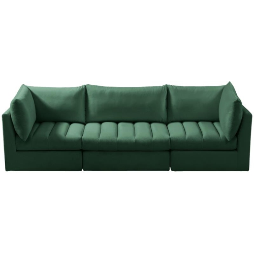 Meridian Furniture Jacob Green Velvet Modular Sofa