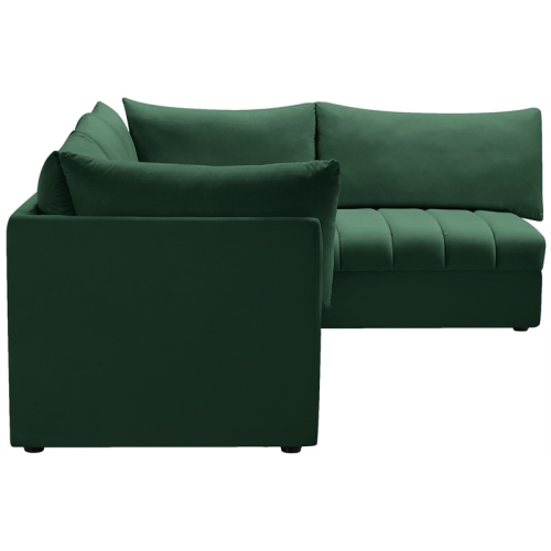 Meridian Furniture Jacob Green Velvet Modular Sectional