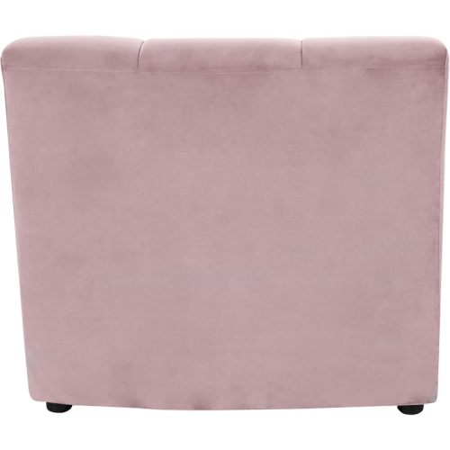 Meridian Furniture Limitless Pink Velvet Modular Loveseat
