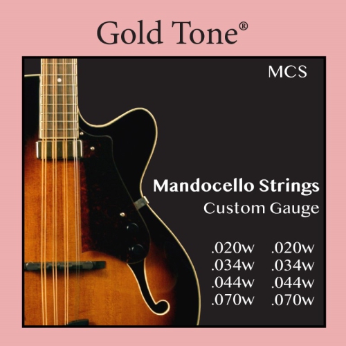 Gold Tone Jeu de cordes de mandocello