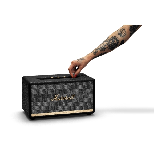 Remis à neuf - haut-parleur Bluetooth Stanmore II de Marshall (noir) - remis à neuf