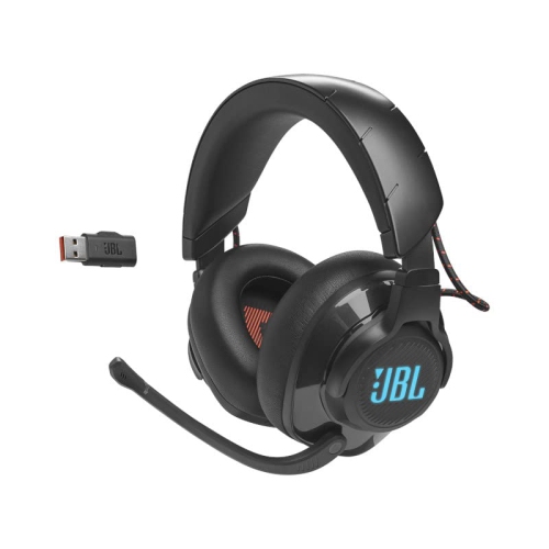 Refurbished - JBL Quantum 610 Wireless Over-Ear Gaming Headset with 40 Hours of Battery Life, Voice Focus flip-up Boom Microphone, Lossless 2.4GHz