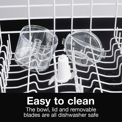 Proctor Silex - Mini Food Processor/Vegetable Chopper, 1.5 Liter Capacity, White