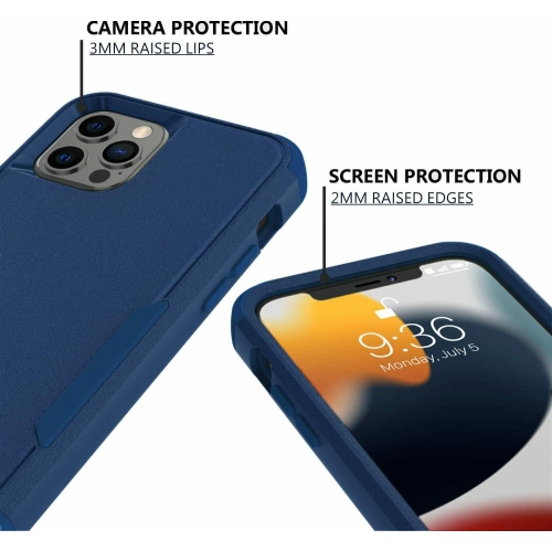 Étui rigide ajusté Commuter d'Supershield pour iPhone 14 Pro - Bleu