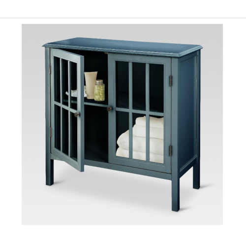 Windham 2 Door Accent Cabinet - Overcast