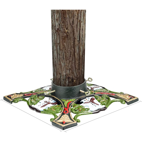 Christmas Tree Stand Cast Iron - 11 kg with 500x500 mm Size for Up to 14' Tree