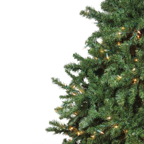 15' Pre-Lit Canadian Pine Commercial Artificial Christmas Tree - Warm White Lights