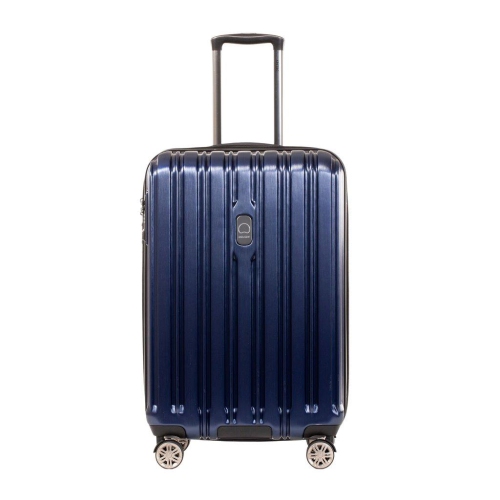 Delsey Chrometec Hardside Spinner Suitcase 3 Pcs Luggage Set-Blue