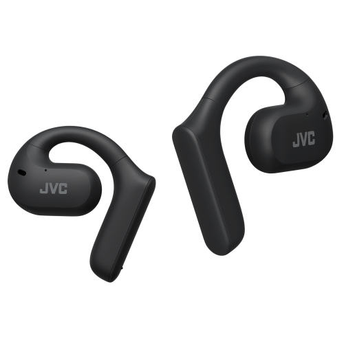 JVC HA-NP35T - Écouteurs à Oreille Ouverte Sans-Fil, Bluetooth 5.1 avec Commandes Tactiles, Noir