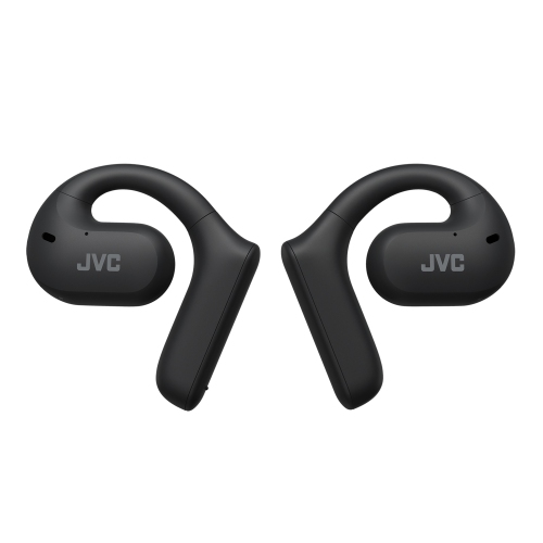 JVC HA-NP35T - Écouteurs à Oreille Ouverte Sans-Fil, Bluetooth 5.1 avec Commandes Tactiles, Noir