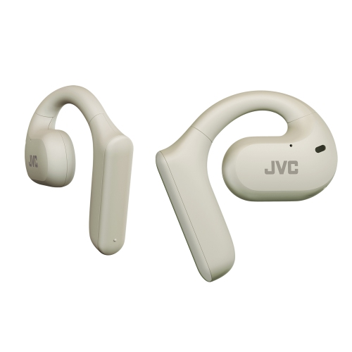 JVC HA-NP35T - Wireless Open Ear Headphones, Bluetooth 5.1 with Touch Controls, White