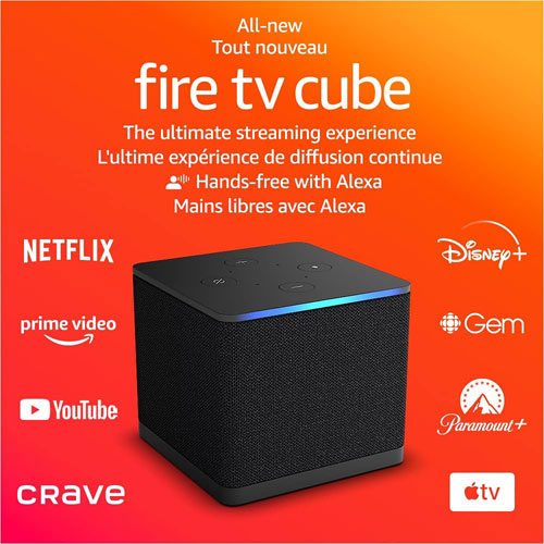 Amazon Fire TV Cube (3rd Gen) Media Streamer with Alexa
