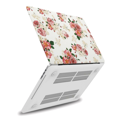 YELLOW-PRICE  Slim & Lightweight Matte Flower Pattern Hard Protective Case for Macbook Pro 13"