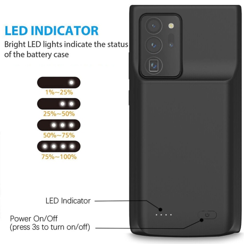Galaxy S20/ 20+/ 20 Ultra/ Note 20/ 20 Ultra 2020 Rechargeable Battery Case Slim