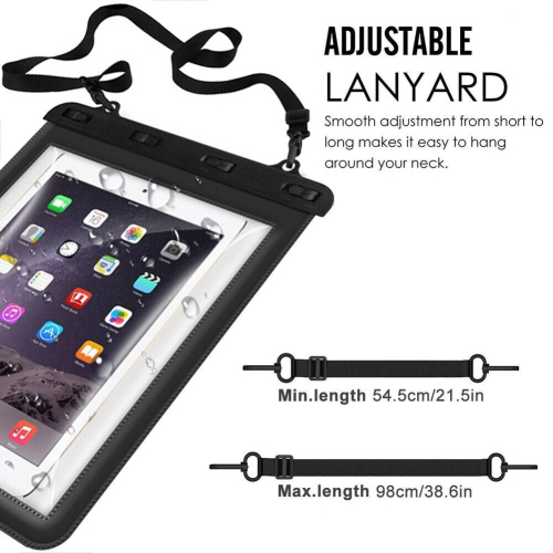 For iPad 5/6/7/8th, Air 2/3/4th, Mini 3/4/5th, Pro 11" 1/2/3rd Waterproof Pouch