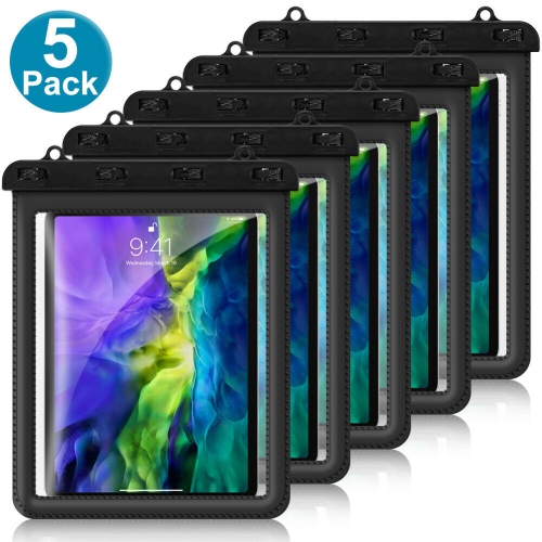 For iPad 5/6/7/8th, Air 2/3/4th, Mini 3/4/5th, Pro 11" 1/2/3rd Waterproof Pouch