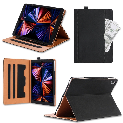 YELLOW-PRICE  for Ipad Pro 11" 1St/2Nd/3Rd, Air 4Th 10.9" Pu Leather Pocket Folio Smart Case
