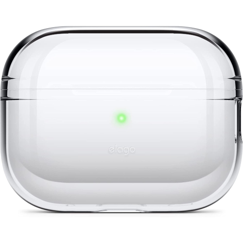 ELAGO  Compatible \w Airpods Pro 2Nd Generation Case Cover Clear - Protective Case, Transparent Shockproof, Gel Tape Included, Wireless Charging