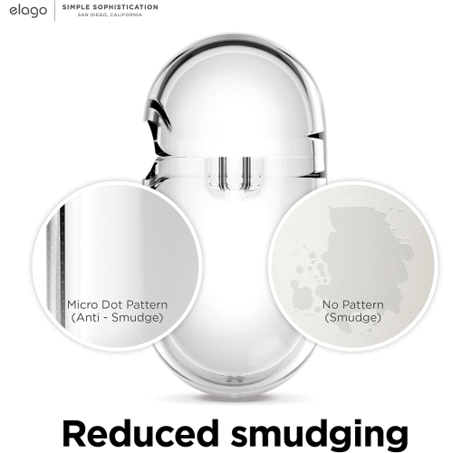 elago Compatible with AirPods Pro 2nd Generation Case Cover Clear - Protective Case with Keychain, Shockproof, Gel Tape Included, Wireless Charging,