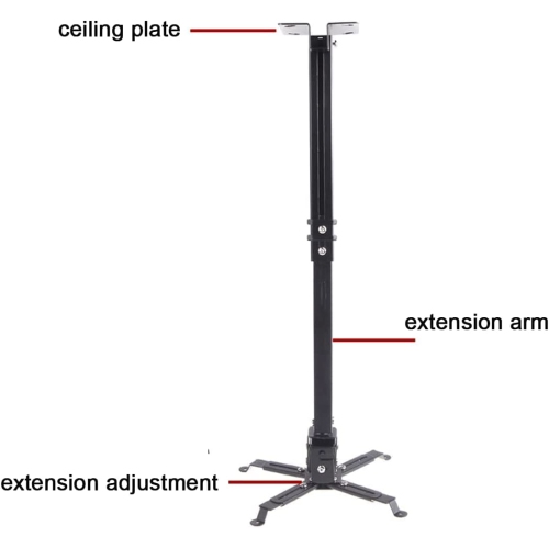 Universal Extendable Adjustable Tilt DLP LCD Ceiling Projector Mount Bracket