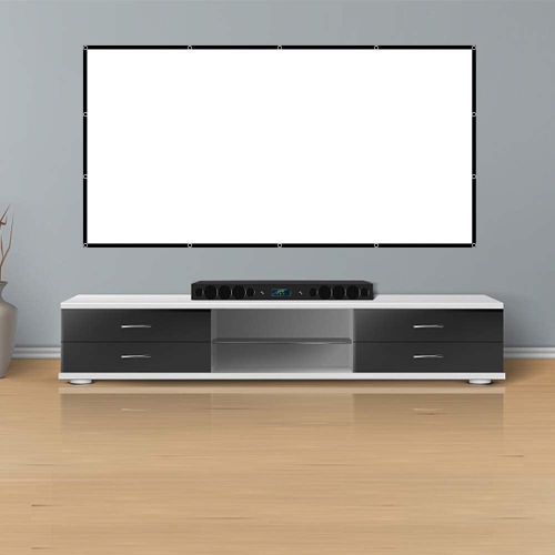 Projector Screen, 120 inch Portable Foldable Projection Screen 16:9 HD 4K Indoor Outdoor Projector Movies Screen with Carrying Bag for Home Theater